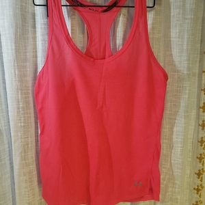 Hot pink Under Armor tank